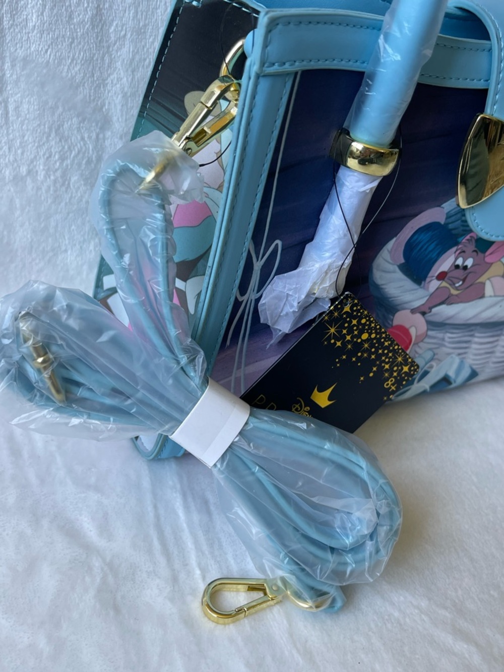 Loungefly Disney Princess Cinderella Princess Scenes Crossbody Bag New - Picture 11 of 14